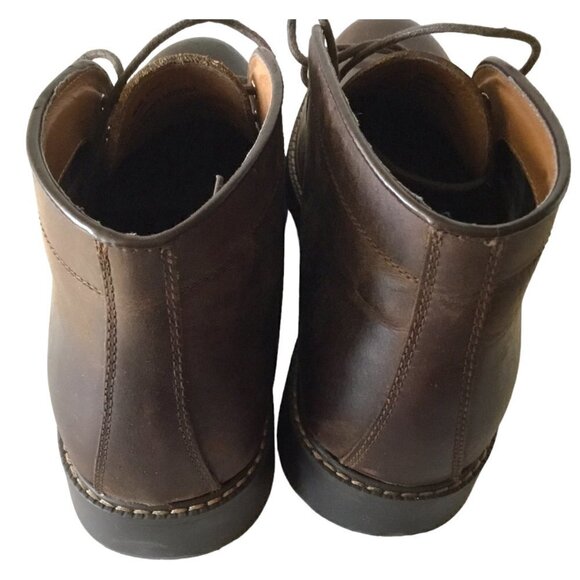Izod Men's Chukka Lace-Up Brown Leather Boot Size 9.5 D - Picture 4 of 11